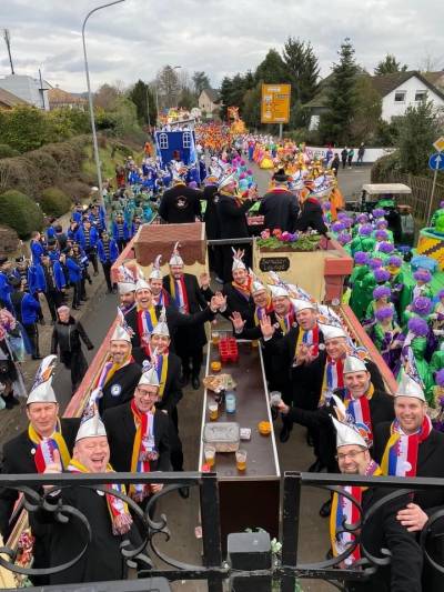 Rosenmontag in Seligenstadt mit den Fastnachtsfreunden St. Wendelinus Hainstadt