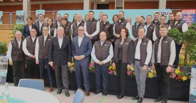 Das Team der CDU Hainburg f�r die Kommunalwahl 2026 mit Staatsminister Ingmar Jung und Landtagsvizepr�sident Frank Lortz beim B�rgerempfang. Foto Erhard Bonifer