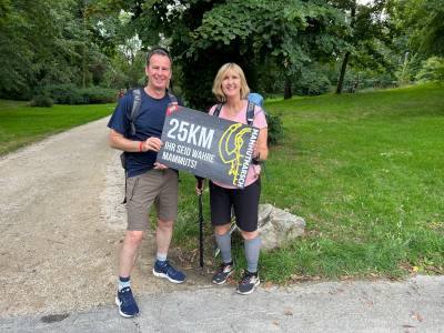 Unser zweiter Mammutmarsch ber 30 km in Wiesbaden