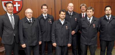 Kollegiales - Ehrung Feuerwehr Hainstadt 2015