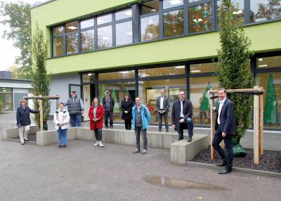 Bauwesen - Eröffnung des neuen Betreuungsgebäudes an der Zweigstelle der Johannes-Gutenberg-Schule