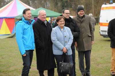 Vereine/Verbnde - Gemeinsam mit Frank Lortz, Patricia Lipps, Christian Spahn und Oliver Quilling beim Frühlingsfest von Hainburg lebt 2018; Foto: Günther